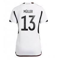 Ženski Nogometni dresi Nemčija Thomas Muller #13 Domači SP 2022 Kratek Rokav